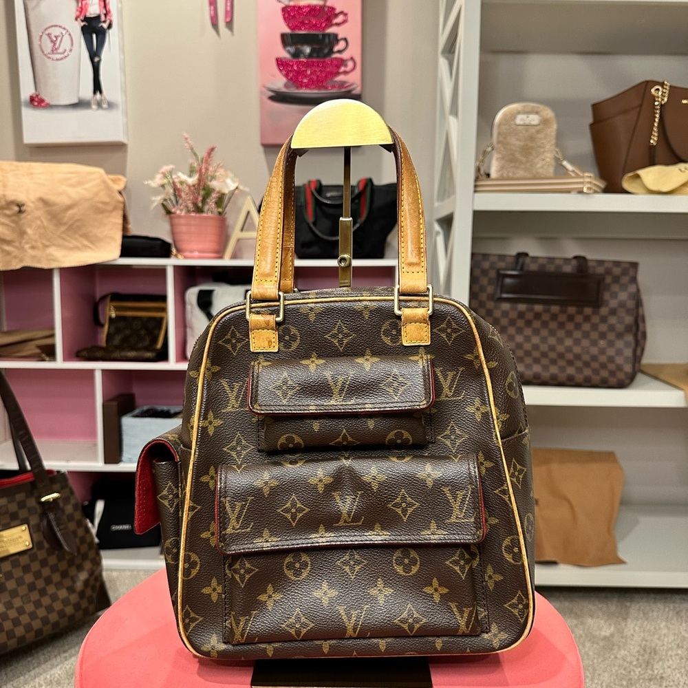 Louis Vuitton Monogram Excentri-Cite Handle Bag - Picture 1 of 16
